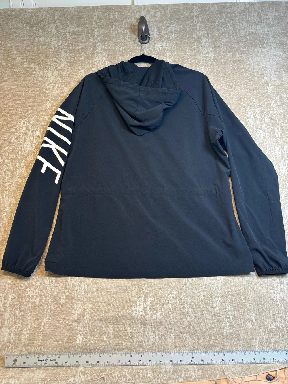 Nike Flex Women's Packable Training Jacket Black Medium EUC Half Zip Anorak